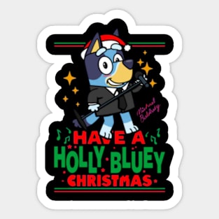 bluey christmas Sticker